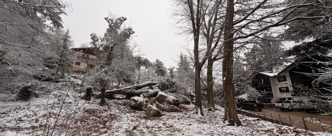 La nieve volvió a vestir de blanco las sierras de Córdoba y regaló postales inolvidables