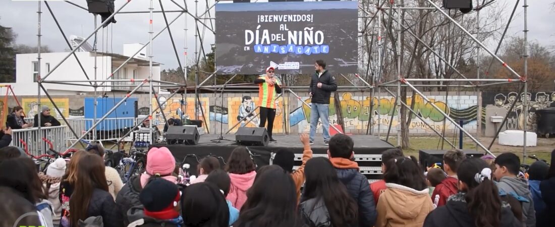 Anisacate celebró el Día del Niño con una gran fiesta para toda la familia