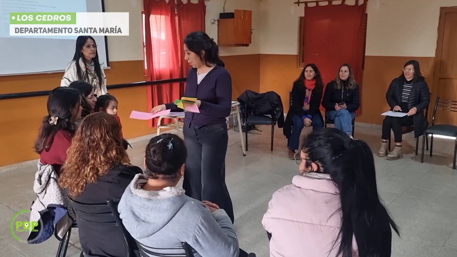 Los Cedros: familias participaron de un taller de Educación Sexual Integral