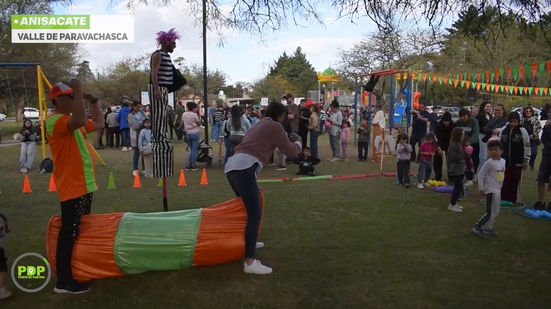 Anisacate inauguró la Plaza Parque El Aromo, un nuevo espacio para disfrutar en familia
